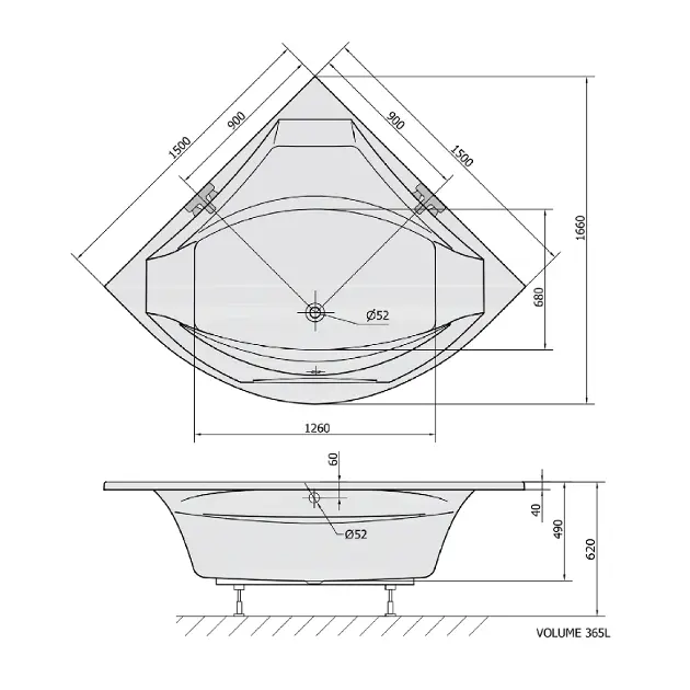 Polysan - Bathtubs - Fürdőkád - 63119 – 2. kép