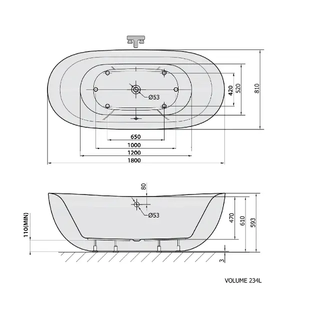 Polysan - Bathtubs - Fürdőkád - 69611 – 2. kép