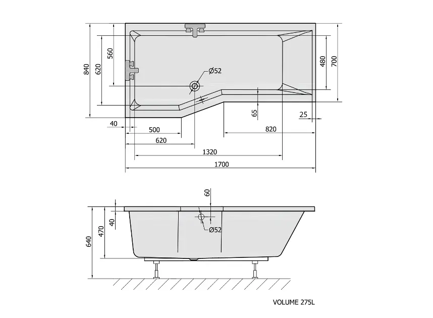Polysan - Bathtubs - Fürdőkád - 70111 – 2. kép