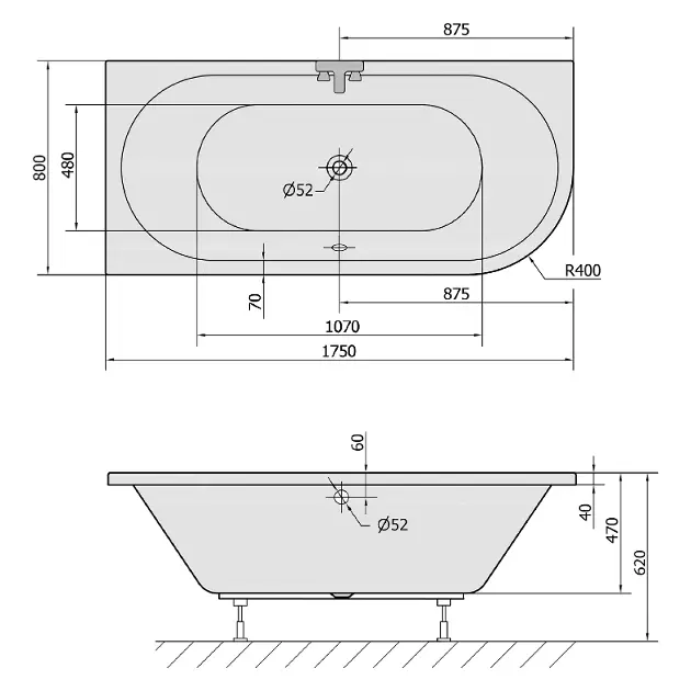 Polysan - Bathtubs - Fürdőkád - 70119 – 2. kép
