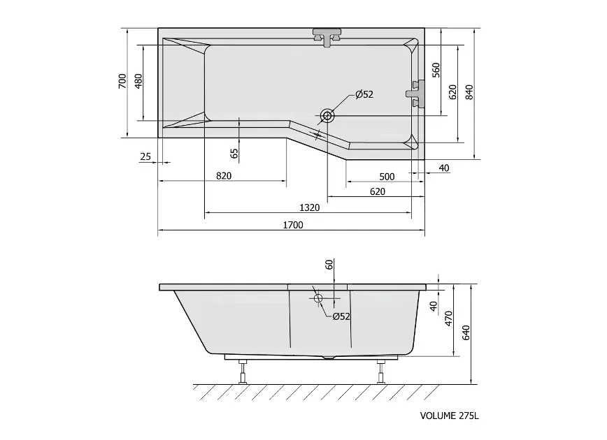 Polysan - Bathtubs - Fürdőkád - 70611 – 2. kép
