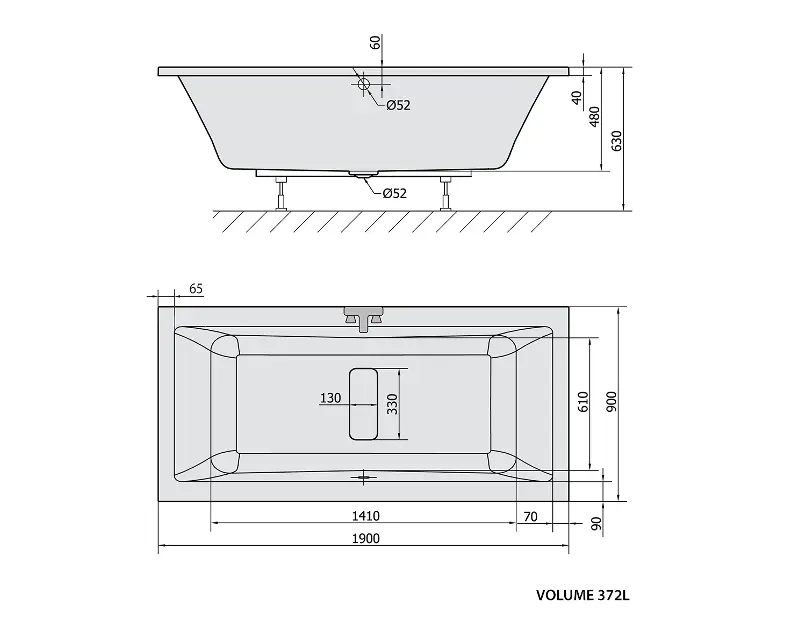 Polysan - Bathtubs - Fürdőkád - 71607 – 2. kép