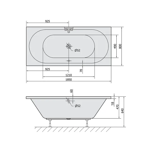 Polysan - Bathtubs - Fürdőkád - 71968S – 2. kép