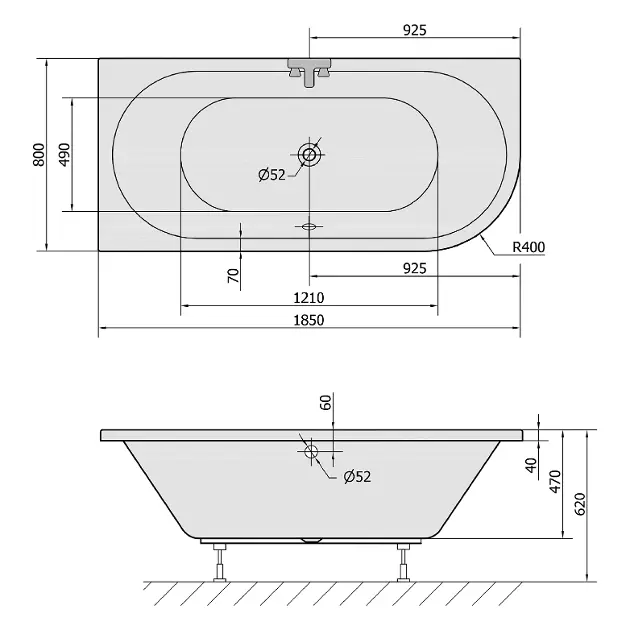 Polysan - Bathtubs - Fürdőkád - 72099 – 2. kép