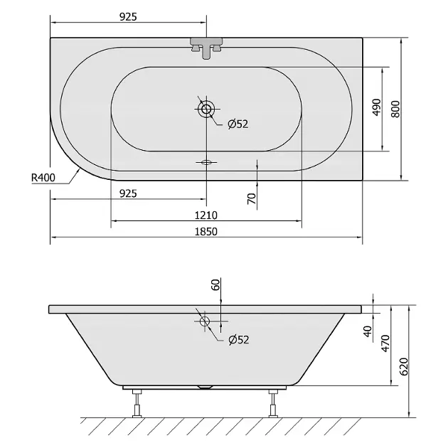 Polysan - Bathtubs - Fürdőkád - 72129 – 2. kép