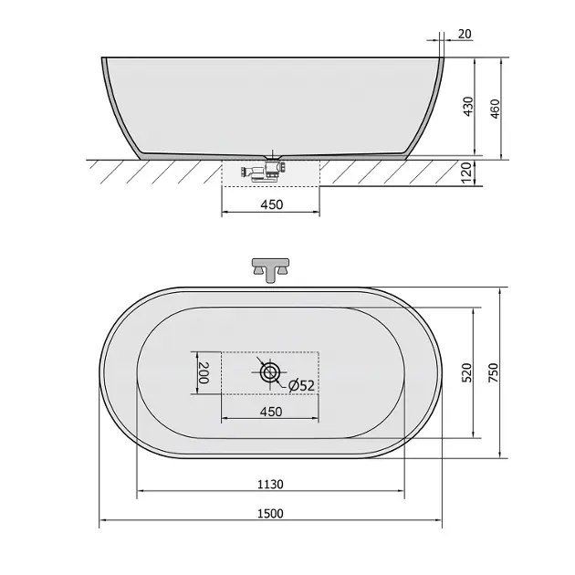 Polysan - Bathtubs - Fürdőkád - 72974 – 2. kép