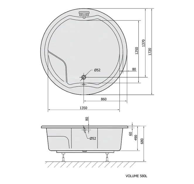 Polysan - Bathtubs - Fürdőkád - 73211 – 2. kép