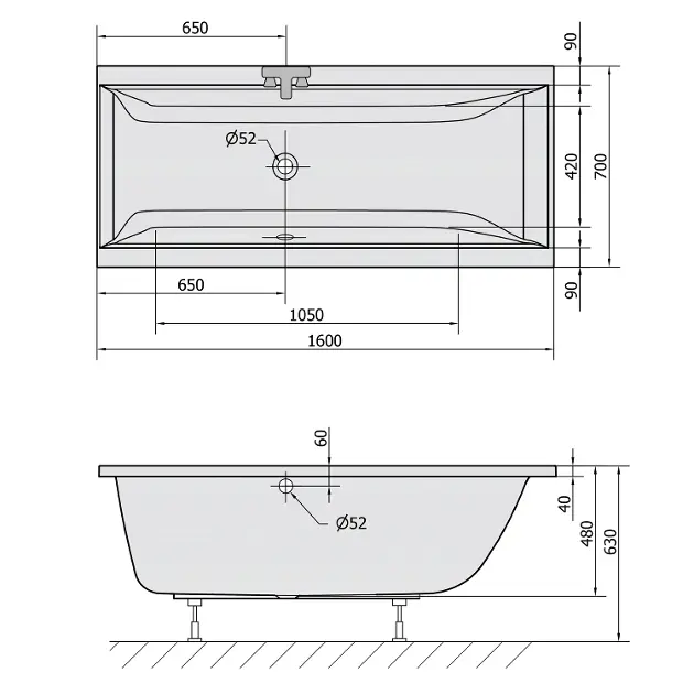 Polysan - Bathtubs - Fürdőkád - 73611 – 2. kép