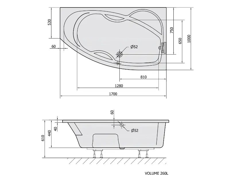 Polysan - Bathtubs - Fürdőkád - 77111 – 2. kép