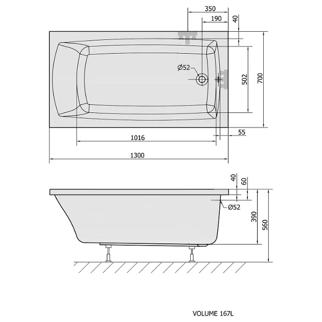 Polysan - Bathtubs - Fürdőkád - 77511 – 2. kép