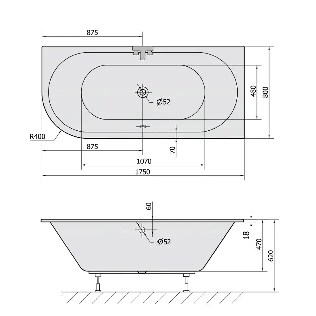 Polysan - Bathtubs - Fürdőkád - 78119S – 2. kép