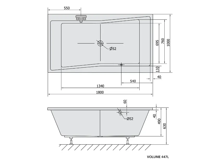 Polysan - Bathtubs - Fürdőkád - 78511 – 2. kép