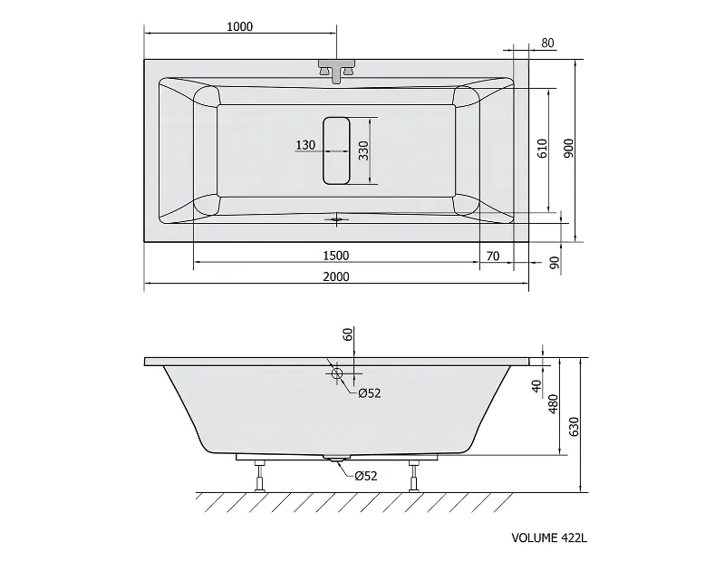 Polysan - Bathtubs - Fürdőkád - 78731 – 2. kép
