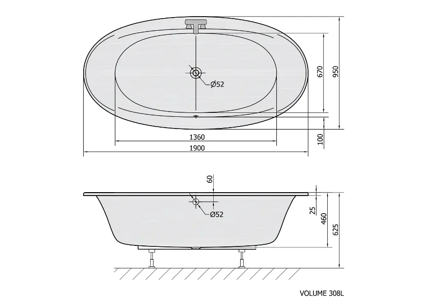 Polysan - Bathtubs - Fürdőkád - 82111 – 2. kép