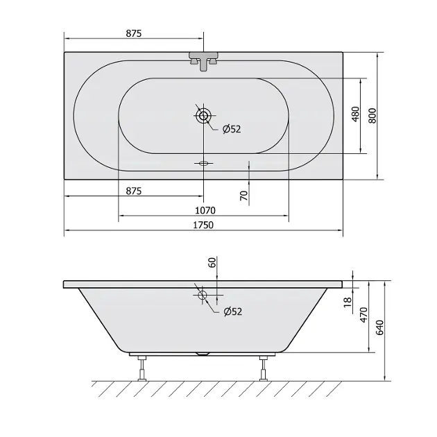 Polysan - Bathtubs - Fürdőkád - 88119S – 2. kép