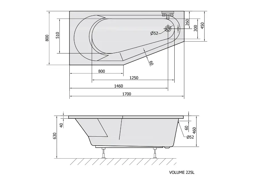 Polysan - Bathtubs - Fürdőkád - 90111 – 2. kép