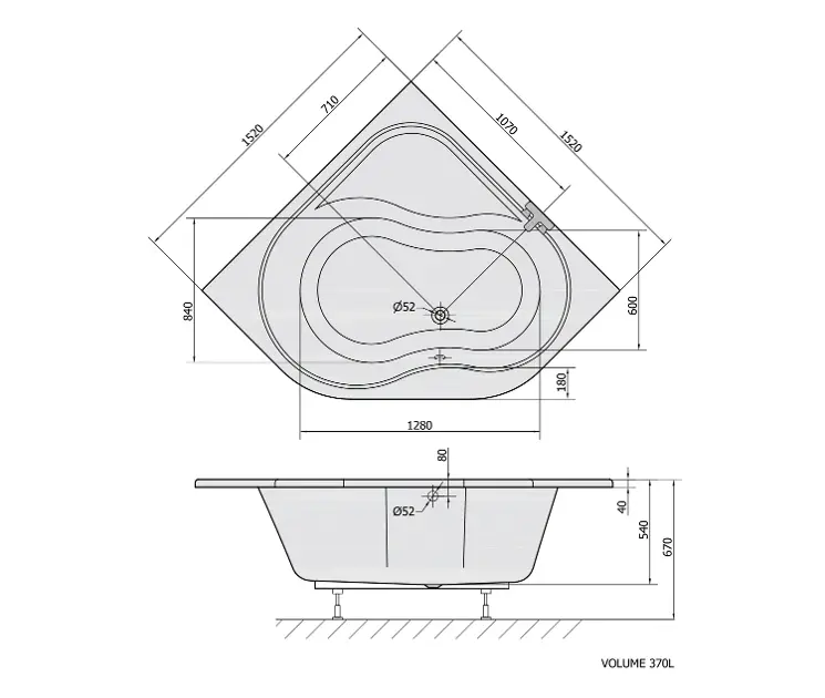 Polysan - Bathtubs - Fürdőkád - 91111 – 2. kép