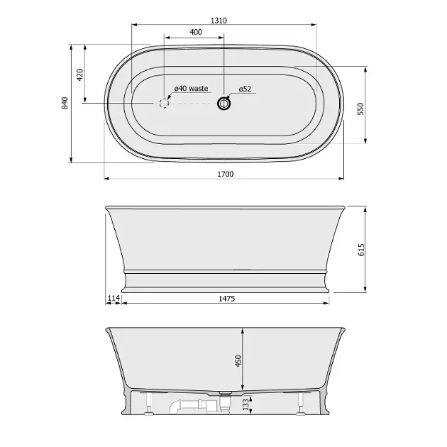 Polysan - Bathtubs - Fürdőkád - 92130 – 2. kép