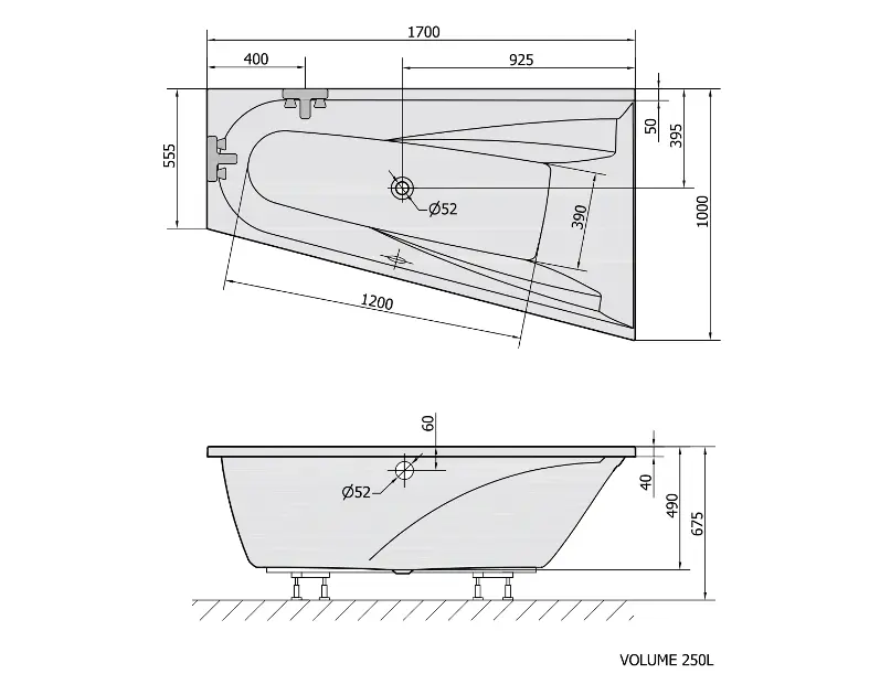 Polysan - Bathtubs - Fürdőkád - 92619 – 2. kép