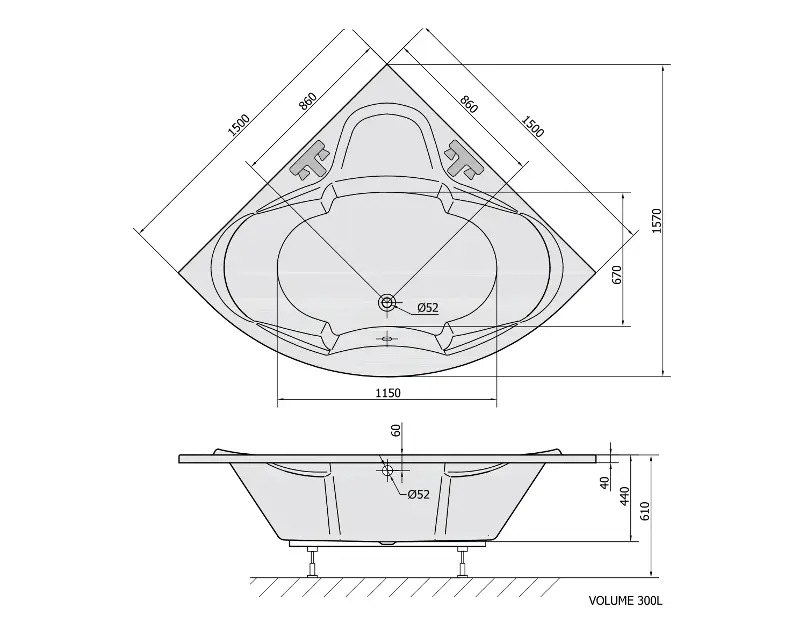 Polysan - Bathtubs - Fürdőkád - 94111 – 2. kép