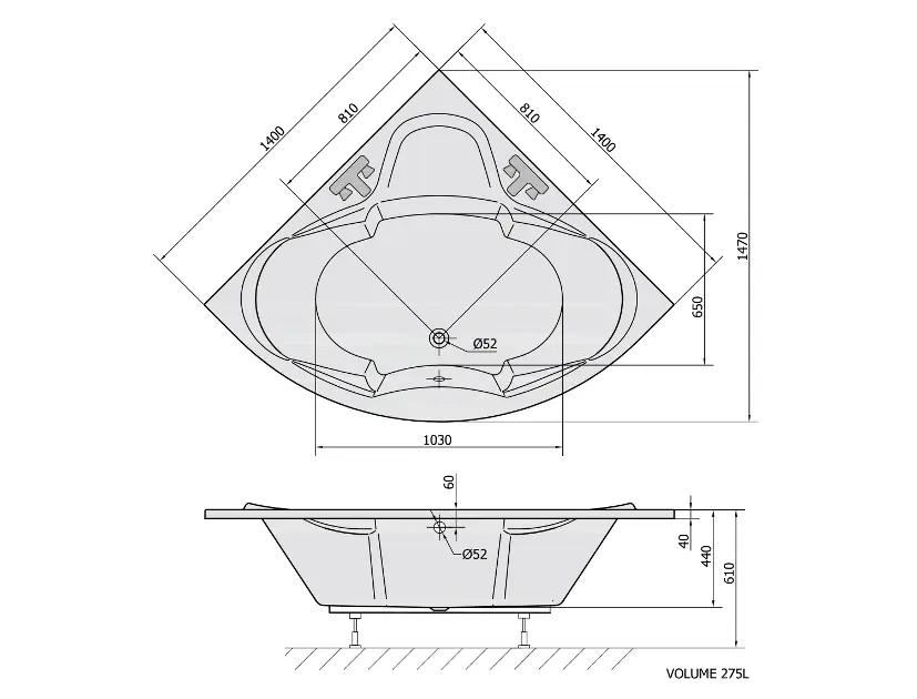 Polysan - Bathtubs - Fürdőkád - 96111 – 2. kép