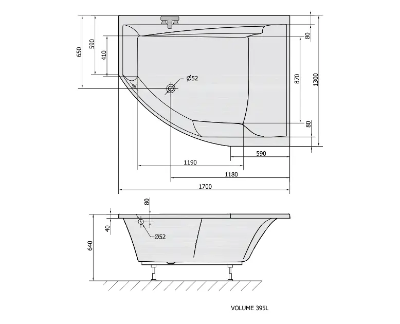 Polysan - Bathtubs - Fürdőkád - 97611 – 2. kép