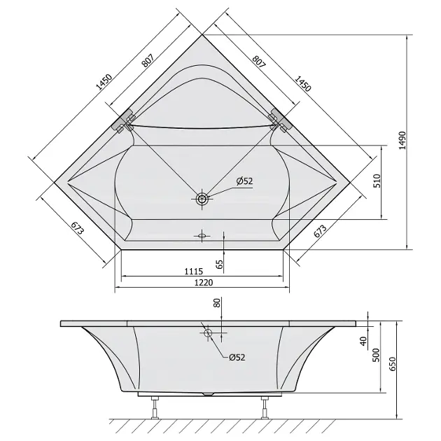 Polysan - Bathtubs - Fürdőkád - 98611 – 2. kép