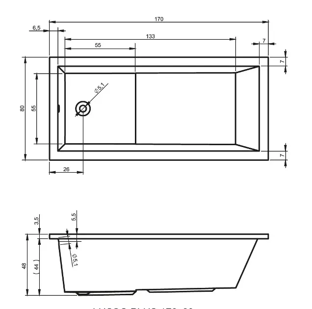 RIHO - Lusso - Fürdőkád - B006001005 – 2. kép