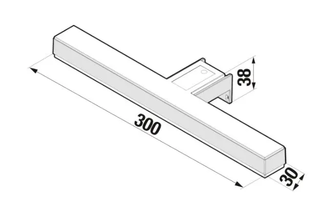Jika - Clear - Fürdőszoba-világítás - H47J7303200001 – 2. kép