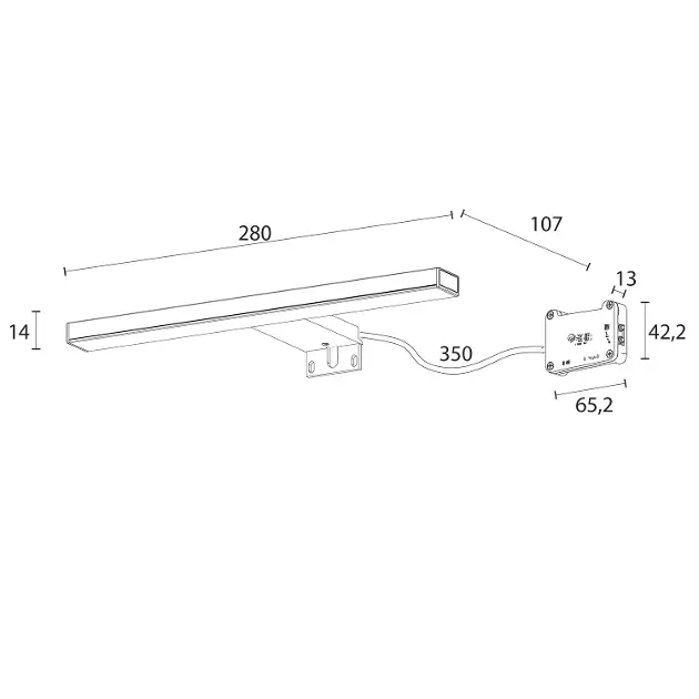 Sapho - Lighting - Fürdőszoba-világítás - E27679CI – 2. kép