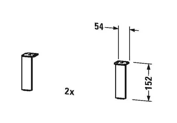 Duravit - Equipment and accessories - Fürdőszobabútor-kiegészítő - UV999300000