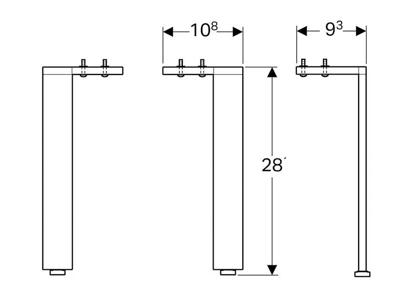 Geberit - Acanto - Fürdőszobabútor-kiegészítő - 500.658.00.2 – 2. kép
