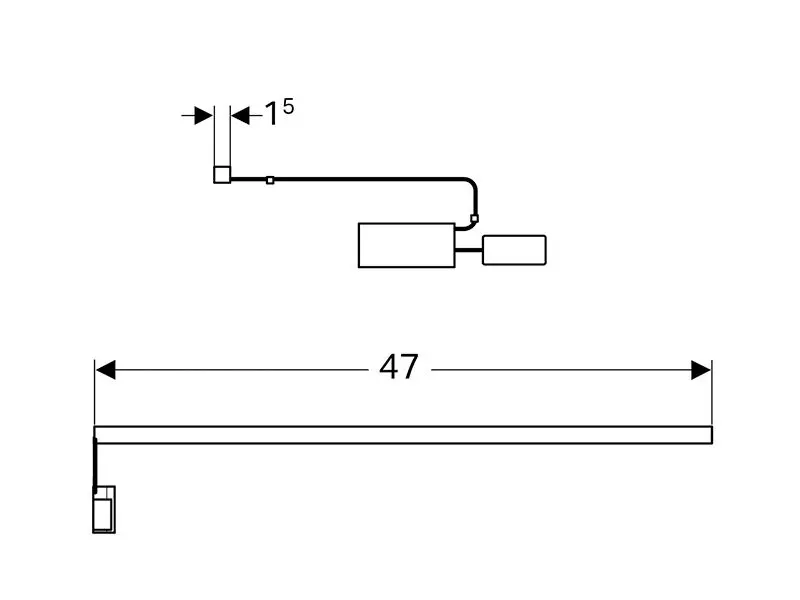Geberit - Equipment and accessories - Fürdőszobabútor-kiegészítő - 501470000 – 2. kép