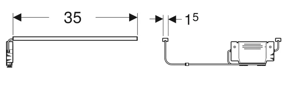 Geberit - Equipment and accessories - Fürdőszobabútor-kiegészítő - 502.031.00.1 – 2. kép