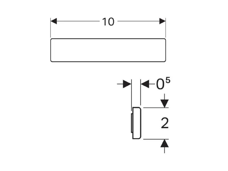 Geberit - Equipment and accessories - Fürdőszobabútor-kiegészítő - 510010000 – 2. kép