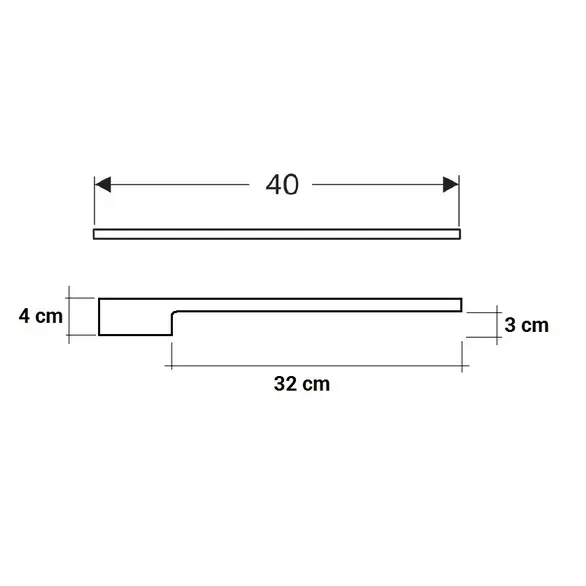 Geberit - Equipment and accessories - Fürdőszobabútor-kiegészítő - 510040000 – 2. kép