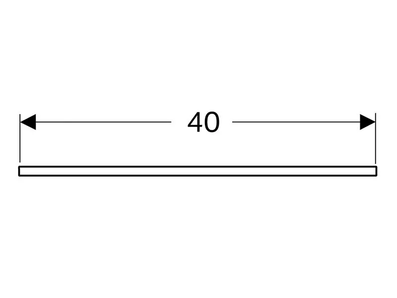 Geberit - Equipment and accessories - Fürdőszobabútor-kiegészítő - 510140000 – 2. kép