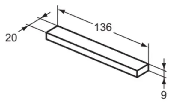 Ideal Standard - i.Life - Fürdőszobabútor-kiegészítő - T5740AA – 2. kép