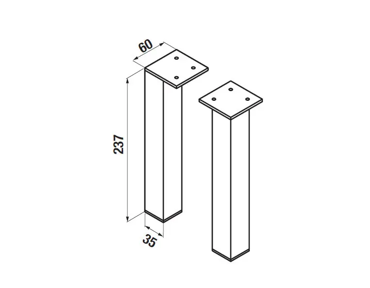 Jika - Cube - Fürdőszobabútor-kiegészítő - H4944021760001 – 2. kép