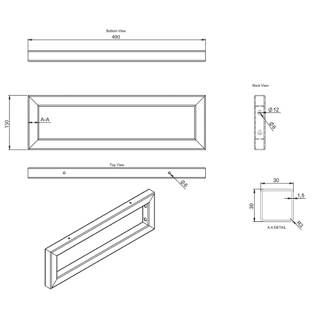 Sapho - Accessories - Fürdőszobabútor-kiegészítő - 30384 – 2. kép
