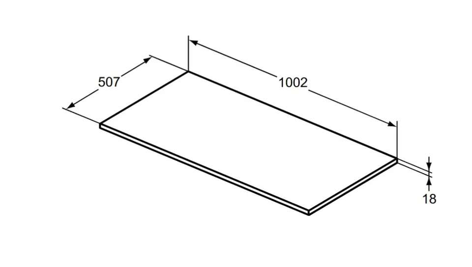 Ideal Standard - i.Life B - Fürdőszobai munkalap - T5283NX – 2. kép