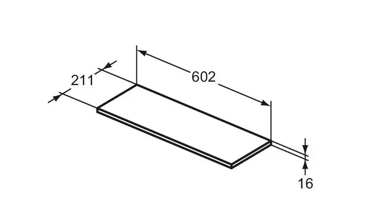 Ideal Standard - i.Life S - Fürdőszobai munkalap - T5300DU – 2. kép