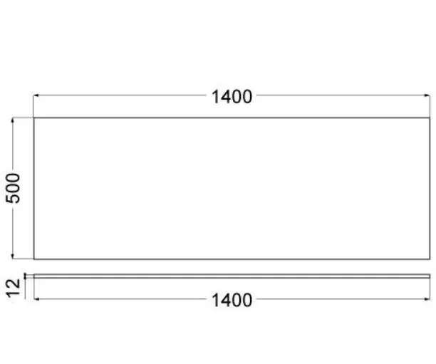 Kludi - Icos - Fürdőszobai munkalap - 50T14053 – 2. kép