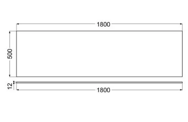 Kludi - Icos - Fürdőszobai munkalap - 50T180O3 – 2. kép