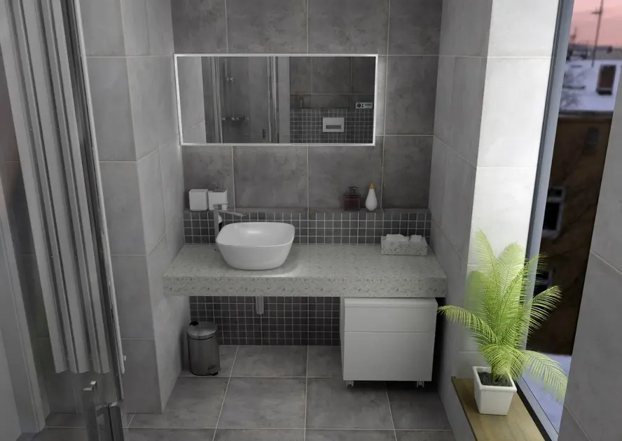 Sapho - Tailor - Fürdőszobai munkalap - TR100F – 3. kép
