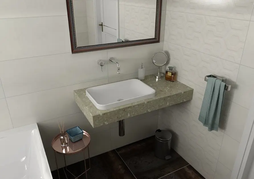 Sapho - Tailor - Fürdőszobai munkalap - TR100L – 3. kép