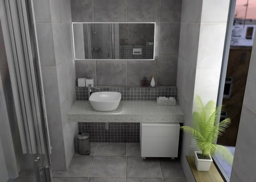 Sapho - Tailor - Fürdőszobai munkalap - TR230F – 3. kép