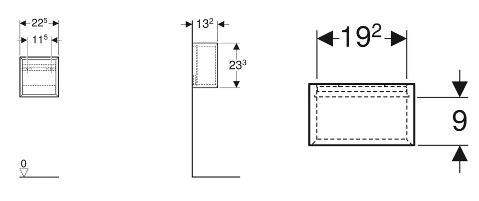 Geberit - iCon - Fürdőszobapolc- és polcrendszer - 502.321.01.1 – 2. kép