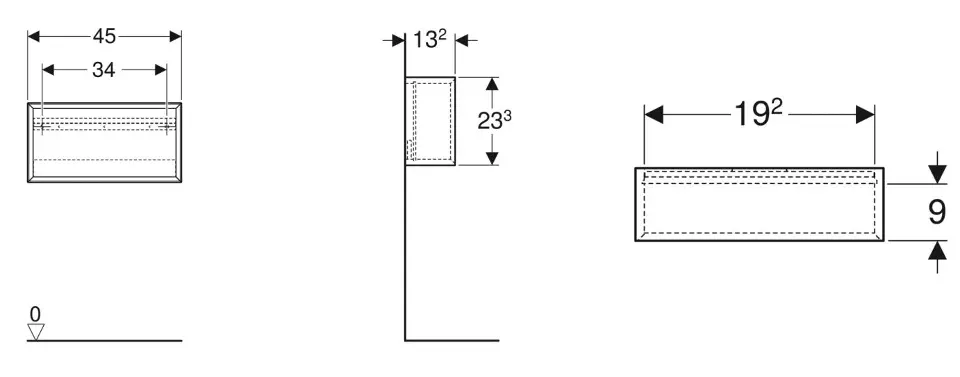 Geberit - iCon - Fürdőszobapolc- és polcrendszer - 502.322.01.1 – 2. kép