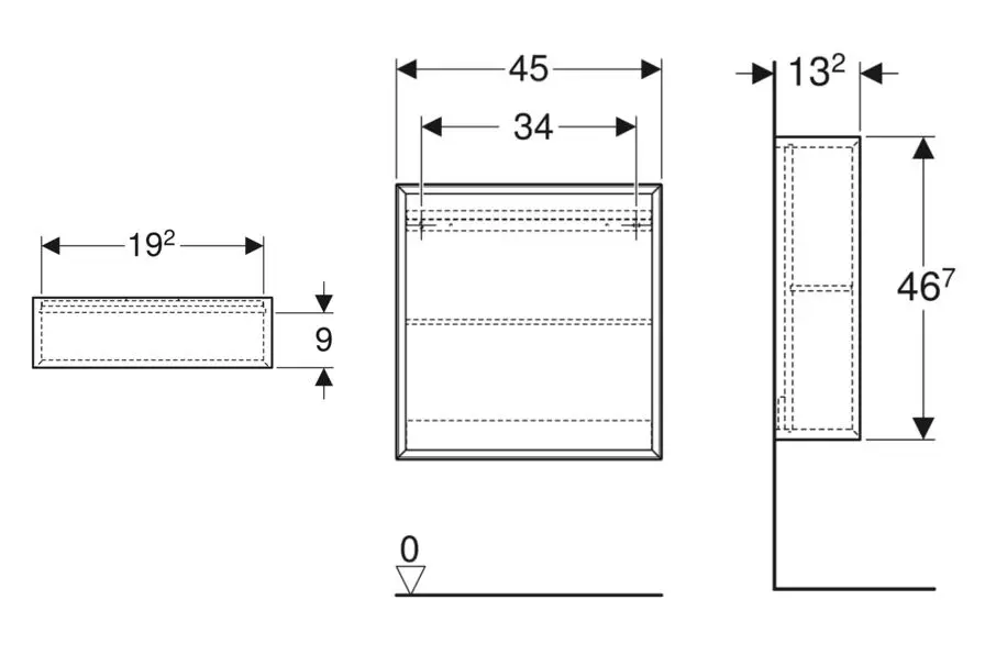 Geberit - iCon - Fürdőszobapolc- és polcrendszer - 502.323.JH.1 – 2. kép